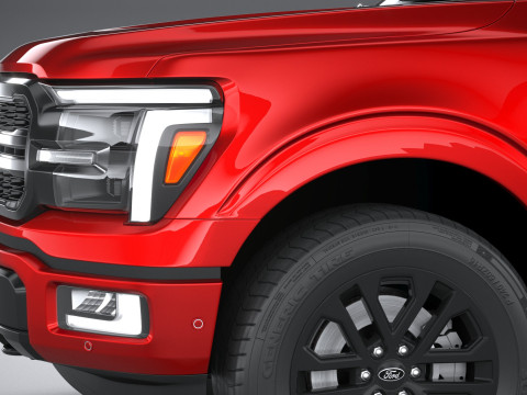 F-150 Regular 2024 3D Model