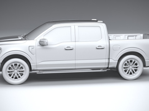 F-150 Regular 2024 3D Model