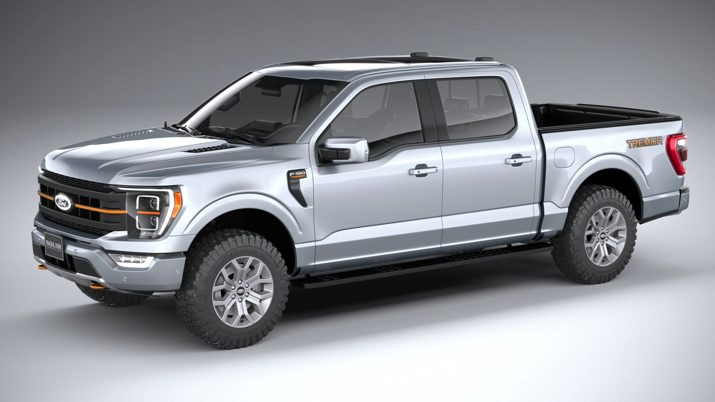 F-150 Tremor 2021 3D Model .c4d .max .obj .3ds .fbx .stl .blend