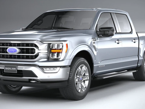F-150 XLT 2021 3D Model