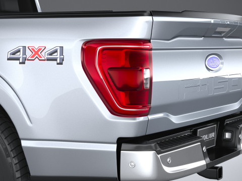 F-150 XLT 2021 3D Модель