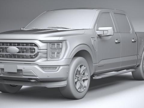 F-150 XLT 2021 3D Модель