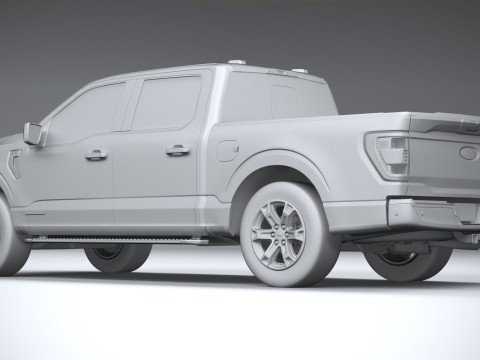 F-150 XLT 2021 3D Модель