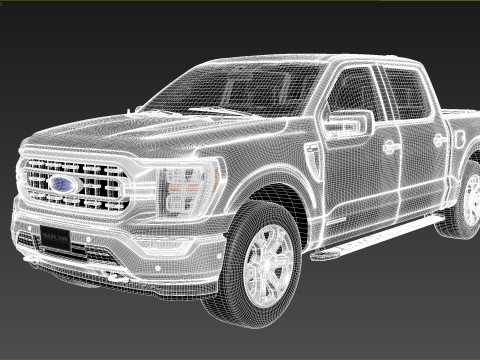 F-150 XLT 2021 3D Модель