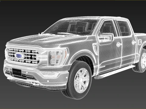 F-150 XLT 2021 3D Model