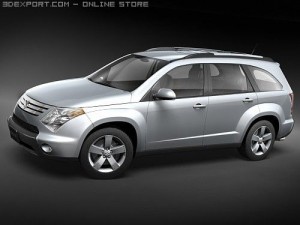 Suzuki XL7 2008 3D Model
