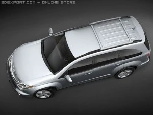 Suzuki XL7 2008 3D Model