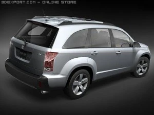 Suzuki XL7 2008 3D Model
