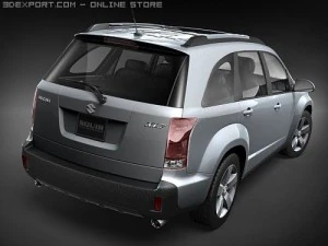 Suzuki XL7 2008 3D Model