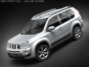Nissan Xtrail 2008 Modelo 3D