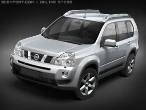 Nissan Xtrail 2008 3D Model