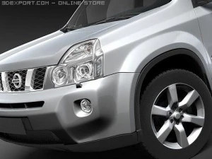 Nissan Xtrail 2008 3D Model