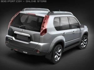 Nissan Xtrail 2008 3D Model