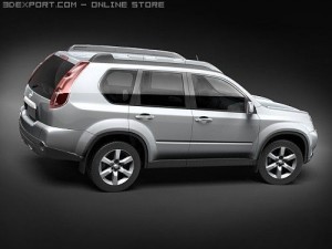Nissan Xtrail 2008 Modelo 3D
