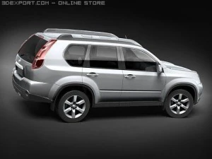 Nissan Xtrail 2008 3D Model
