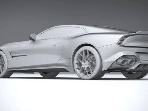 Aston Martin Vanquish 2025 3D Model