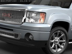 GMC Sierra Denali 2008 3D Model