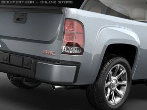 GMC Sierra Denali 2008 3D Model