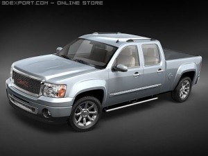 GMC Sierra Denali 2008 3D Model