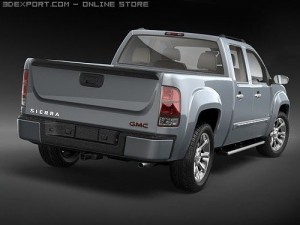 GMC Sierra Denali 2008 3D मॉडल
