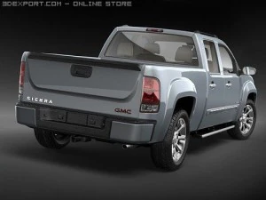 GMC Sierra Denali 2008 3D Model