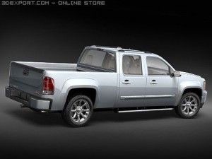 GMC Sierra Denali 2008 3D मॉडल