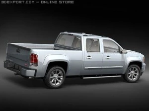 GMC Sierra Denali 2008 3D Model