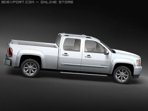GMC Sierra Denali 2008 3D मॉडल
