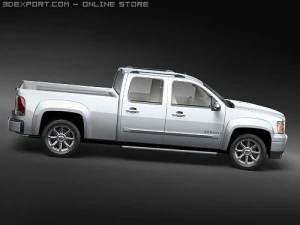 GMC Sierra Denali 2008 3D Model