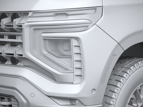 Tahoe Z71 2025 3D Model