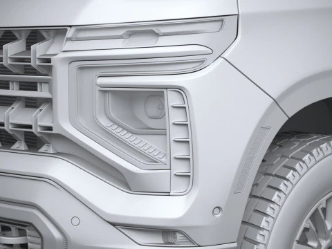 Tahoe Z71 2025 3D Model