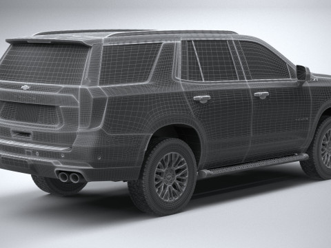 Tahoe Z71 2025 3D Model