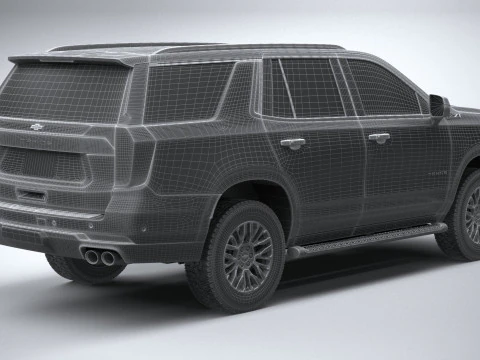 Tahoe Z71 2025 3D Model