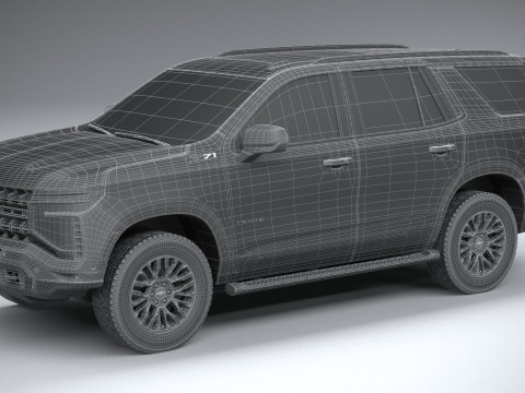 Tahoe Z71 2025 3D Model