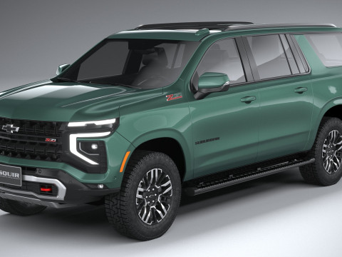 Z71 Suburban 2025 3D Model