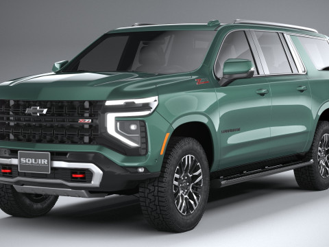 Z71 Suburban 2025 3D Model