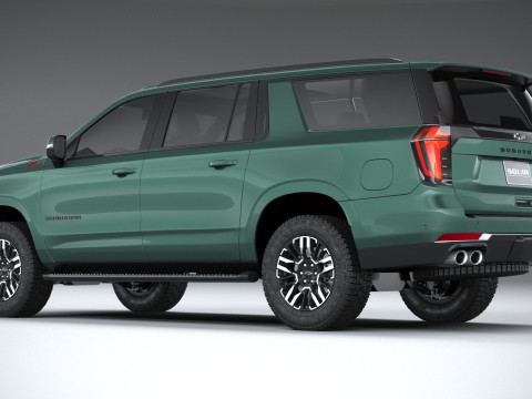 Z71 Suburban 2025 3D Model