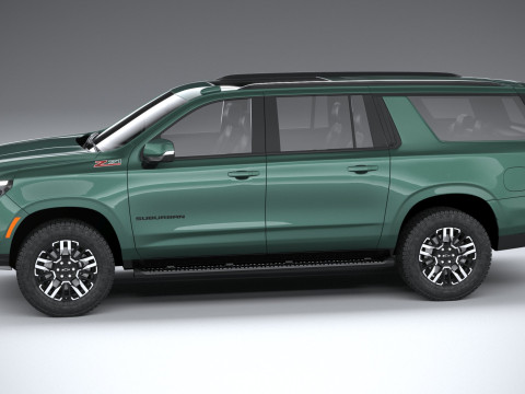 Z71 Suburban 2025 3D Model