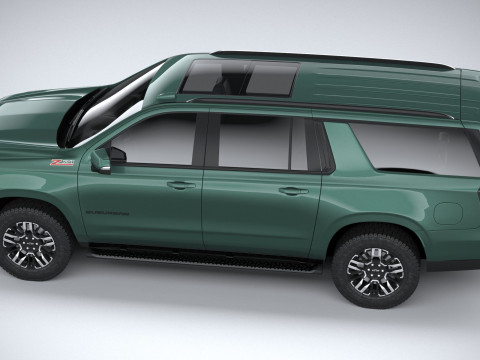 Z71 Suburban 2025 3D Model