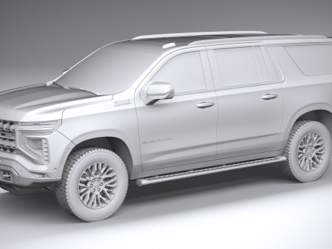 Z71 Suburban 2025 3D Model