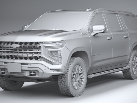 Z71 Suburban 2025 3D Model