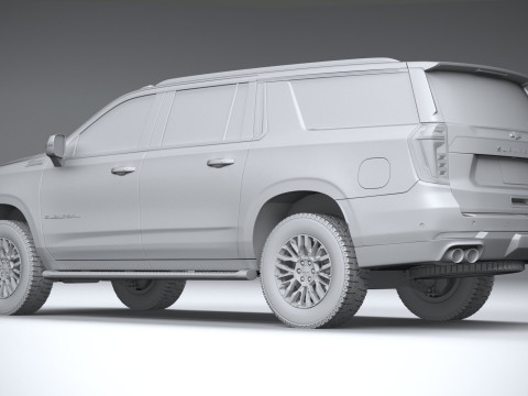 Z71 Suburban 2025 3D Model
