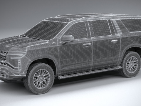 Z71 Suburban 2025 3D Model