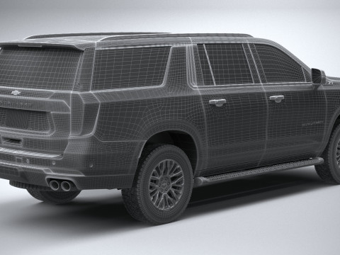 Z71 Suburban 2025 3D Model