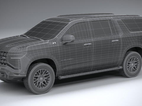 Z71 Suburban 2025 3D Model