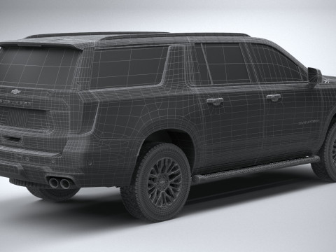 Z71 Suburban 2025 3D Model