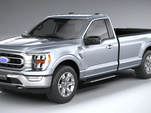 F-150 XLT Regular Cab 2022 3D Model