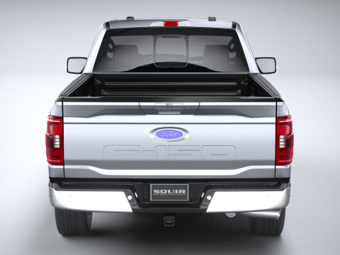 F-150 XLT Regular Cab 2022 Modelo 3D