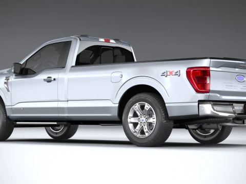 F-150 XLT Regular Cab 2022 3D Model