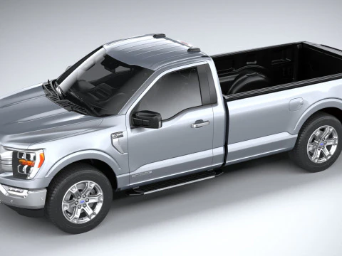 F-150 XLT Regular Cab 2022 3D Model